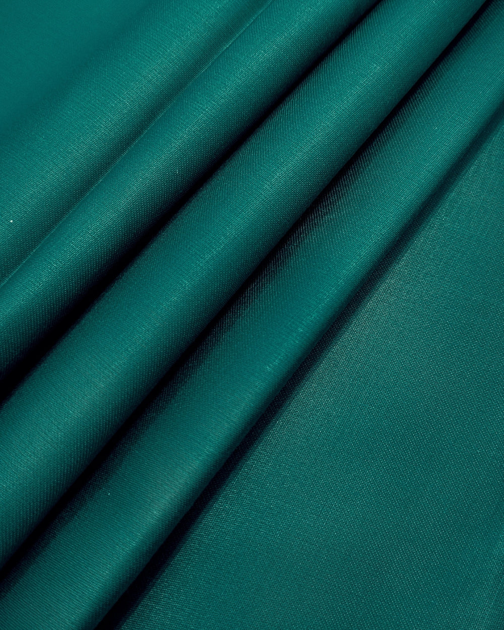 Plain Glaze-Cotton Peacock Green Colour 42 Inches Width