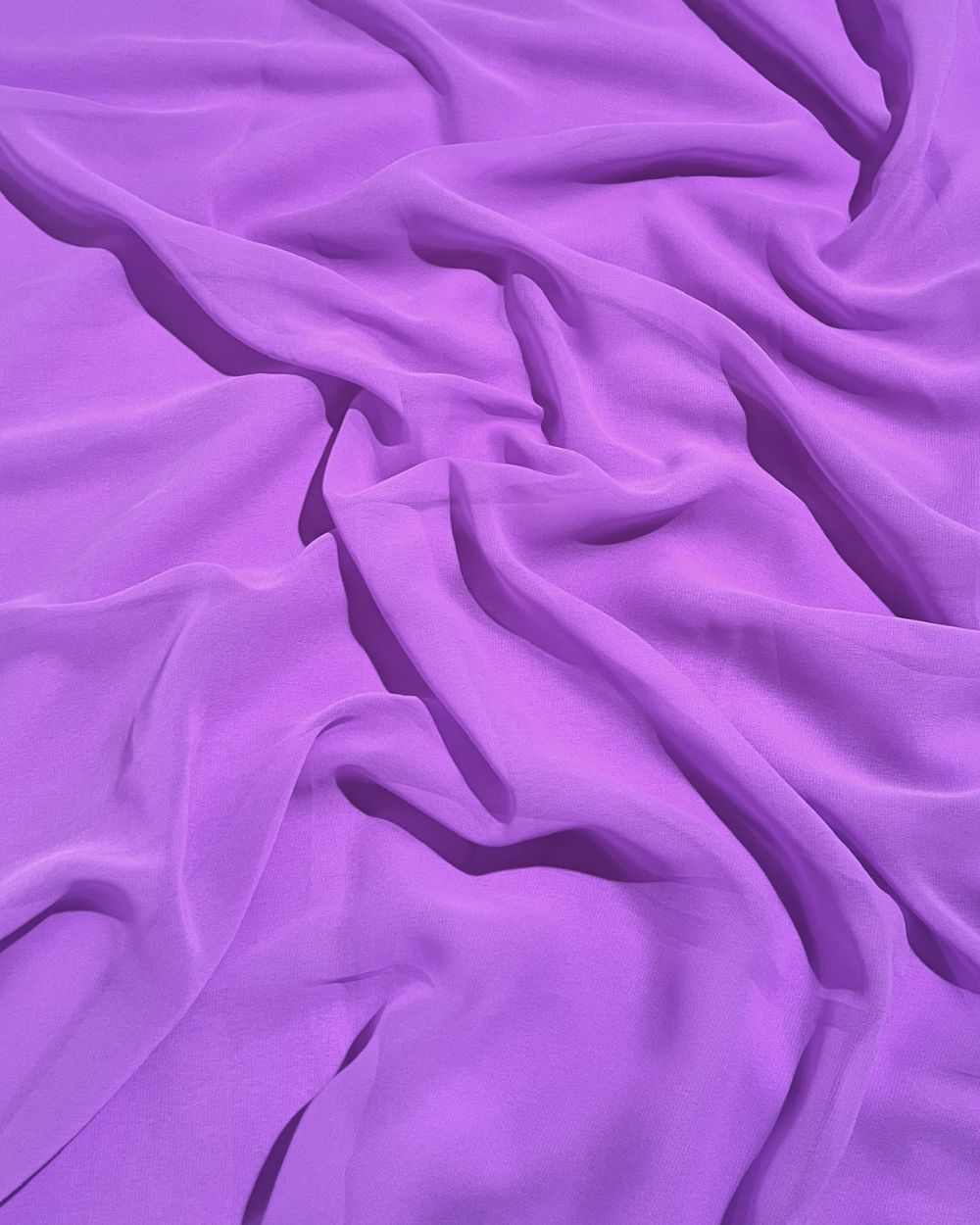 Plain Georgette Lavender Colour 44 Inches Width