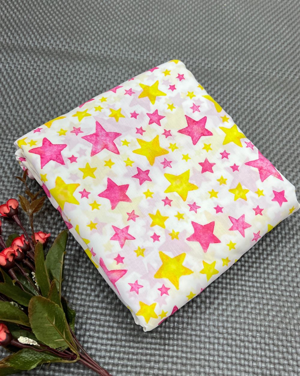 Pure Soft Printed Cotton Multicolor 44 Inches Width