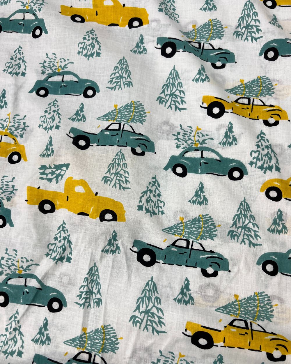 Cambric Cotton Nursery Print White 42 Inches Width