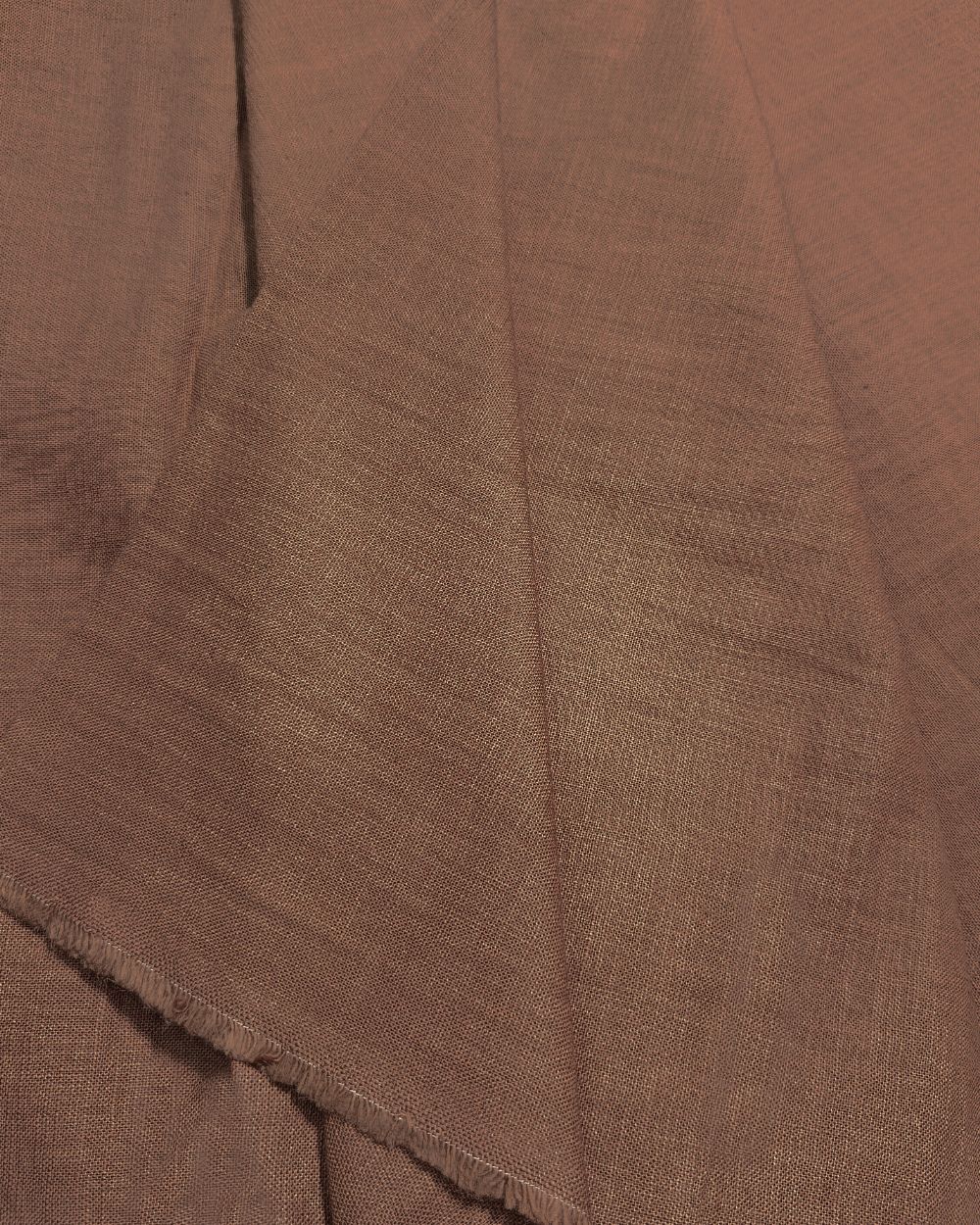 Plain Cotton Linen Brown Colour 44 Inches Width