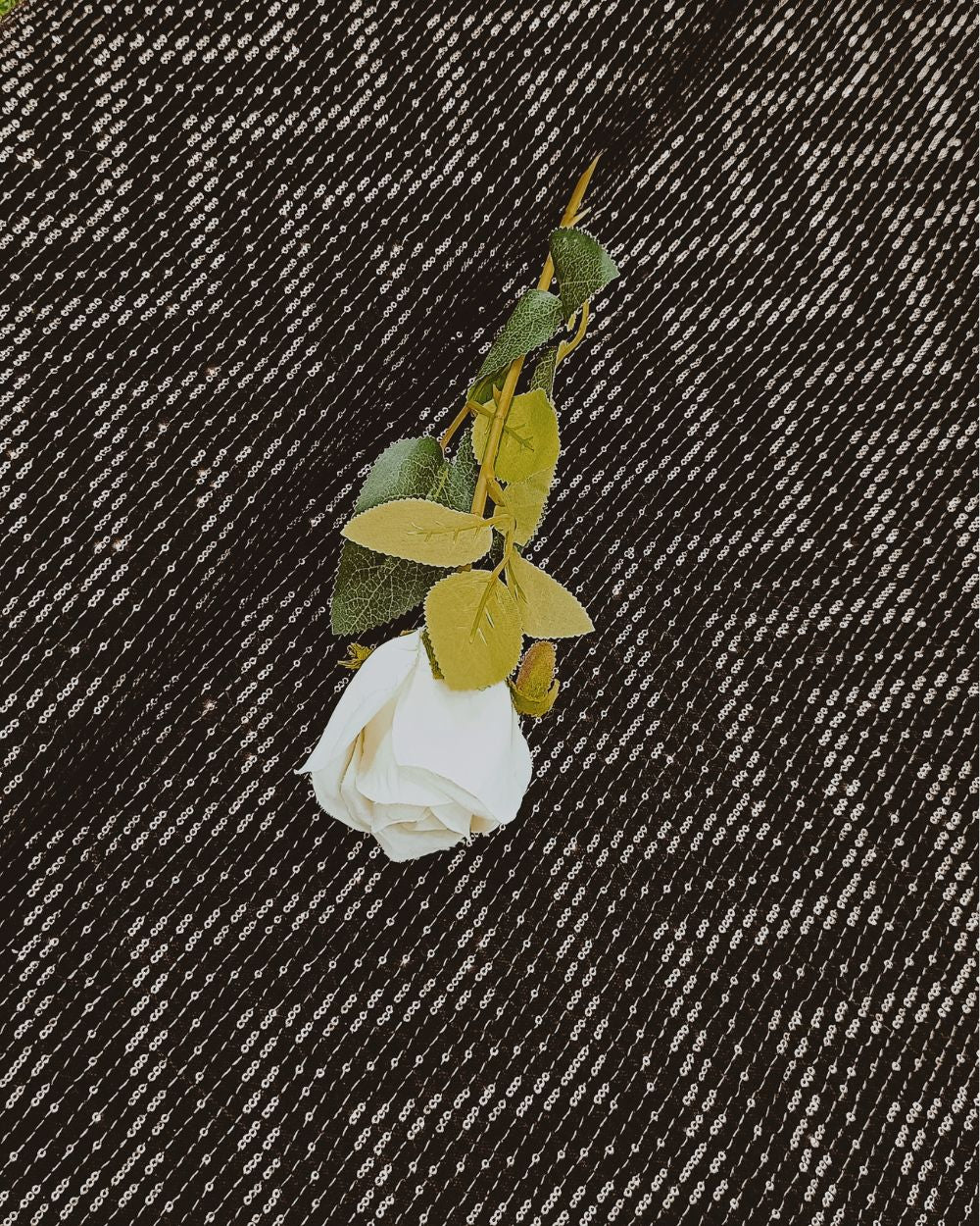 Velvet Work Brown Colour 45 Inches Width