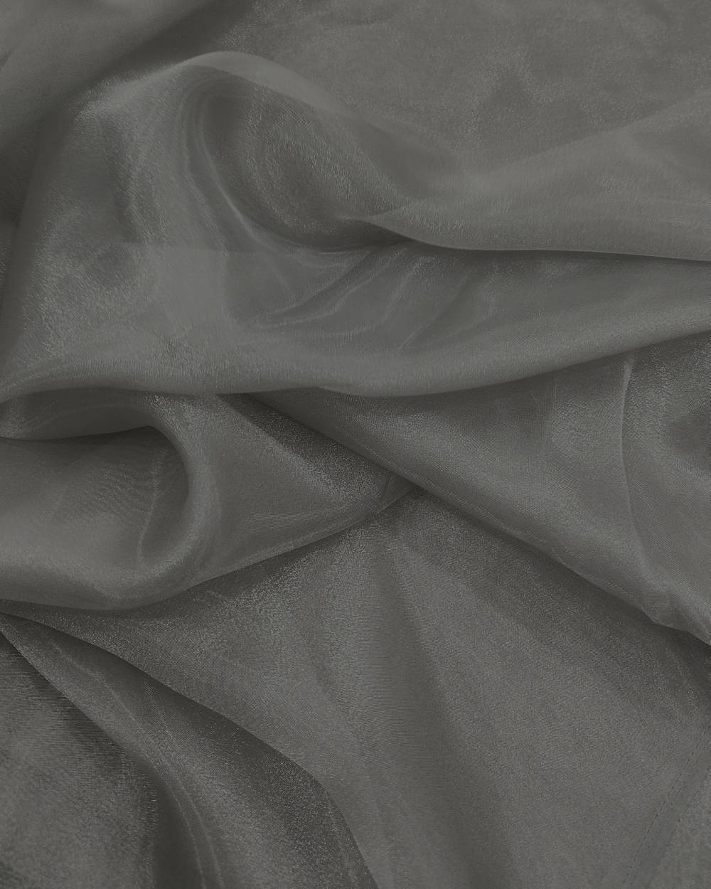 Plain Organza Light Grey Colour 45 Inches Width