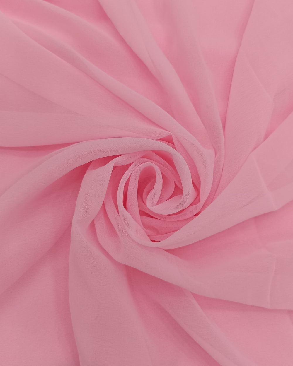 Plain Georgette Baby Pink Colour 44 Inches Width