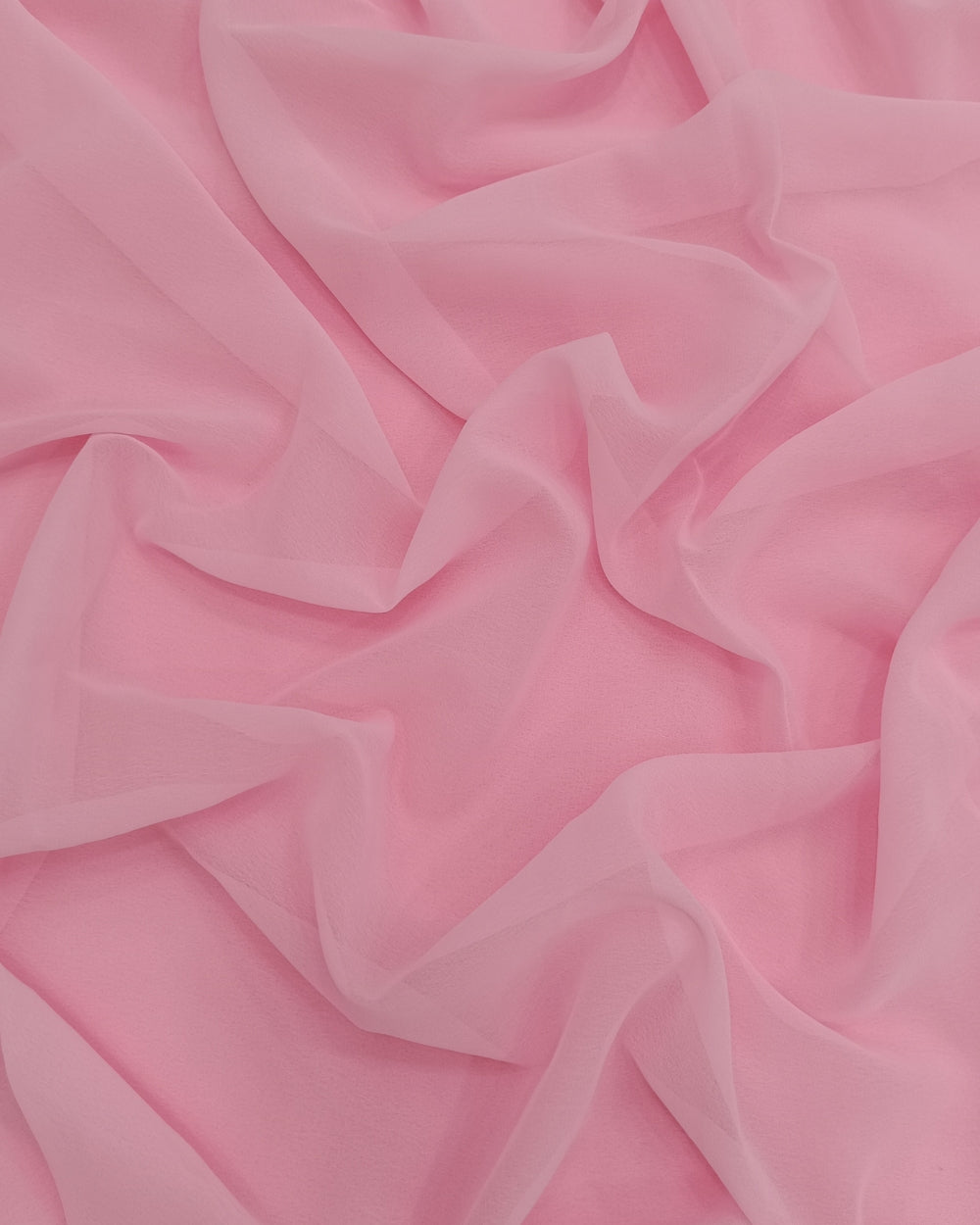 Plain Georgette Baby Pink Colour 44 Inches Width