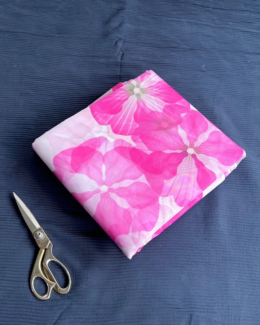 Premium Printed Organza Pink Colour 42 Inches Width