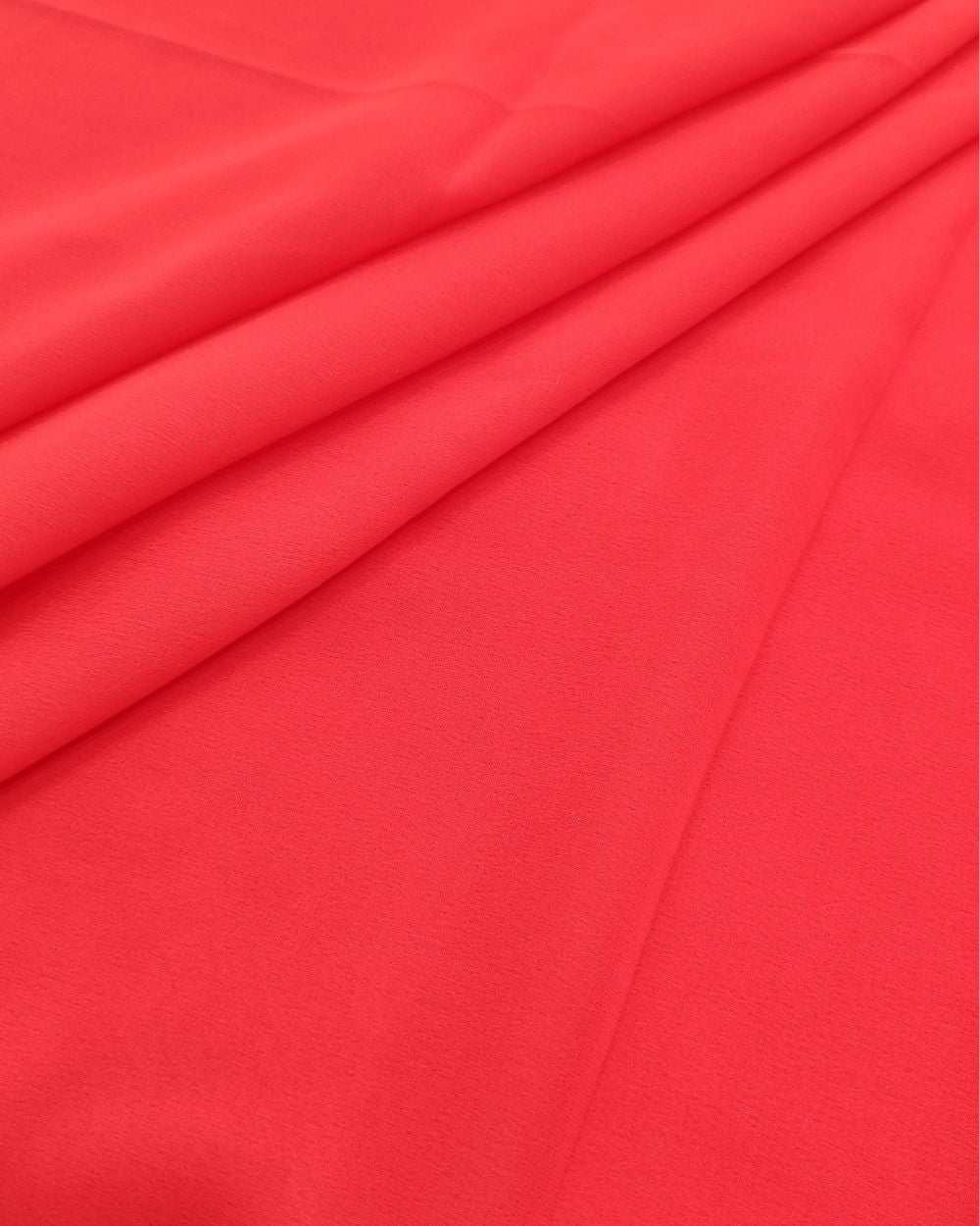 Plain Georgette Scarlet Red Colour 44 Inches Width