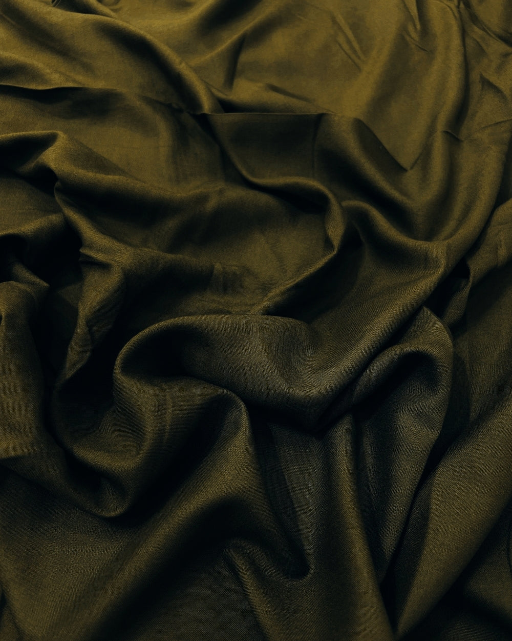 Plain Rayon-cotton Moss Green Colour 44 Inches Width