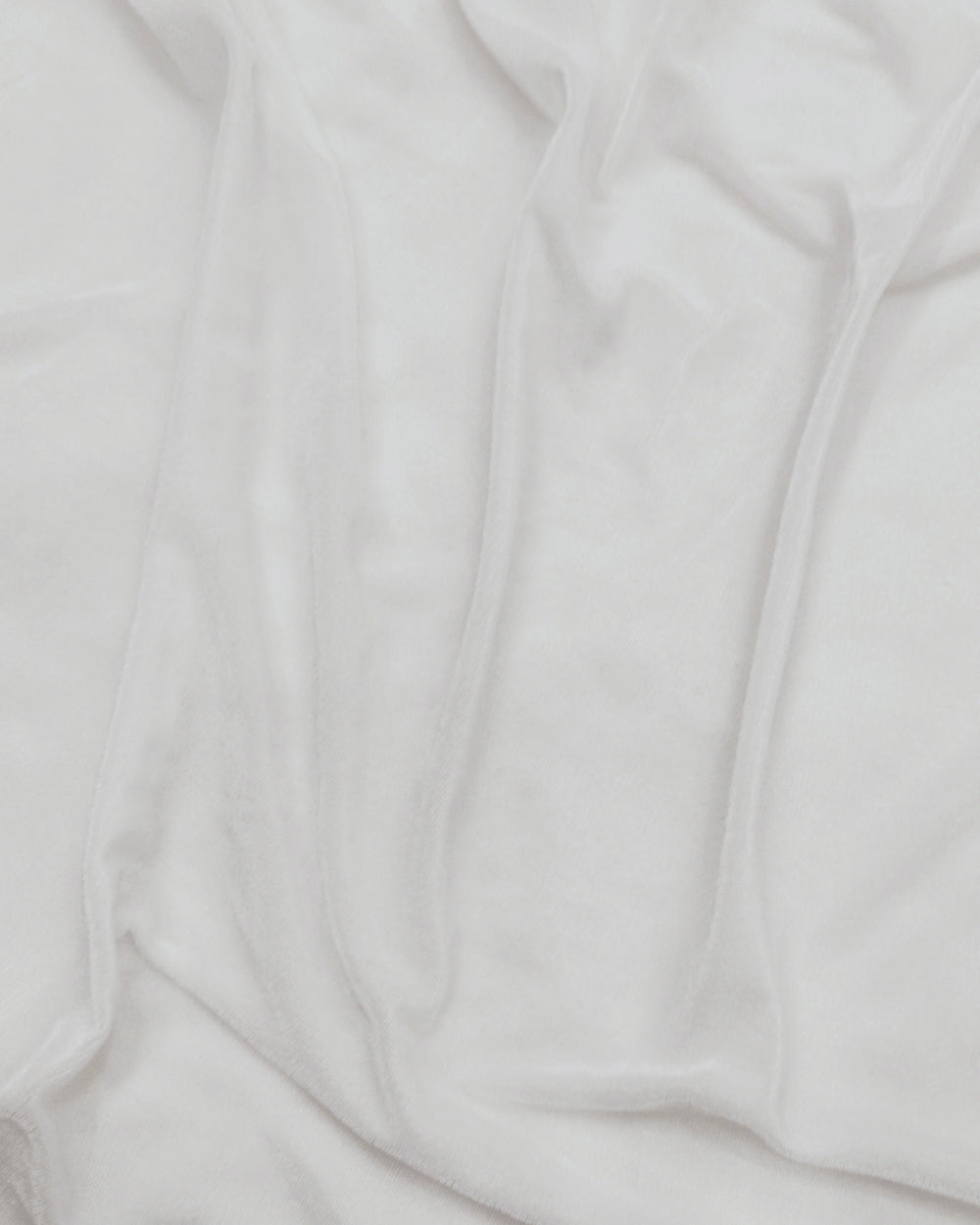 Plain Velvet White Colour 60 Inches Width