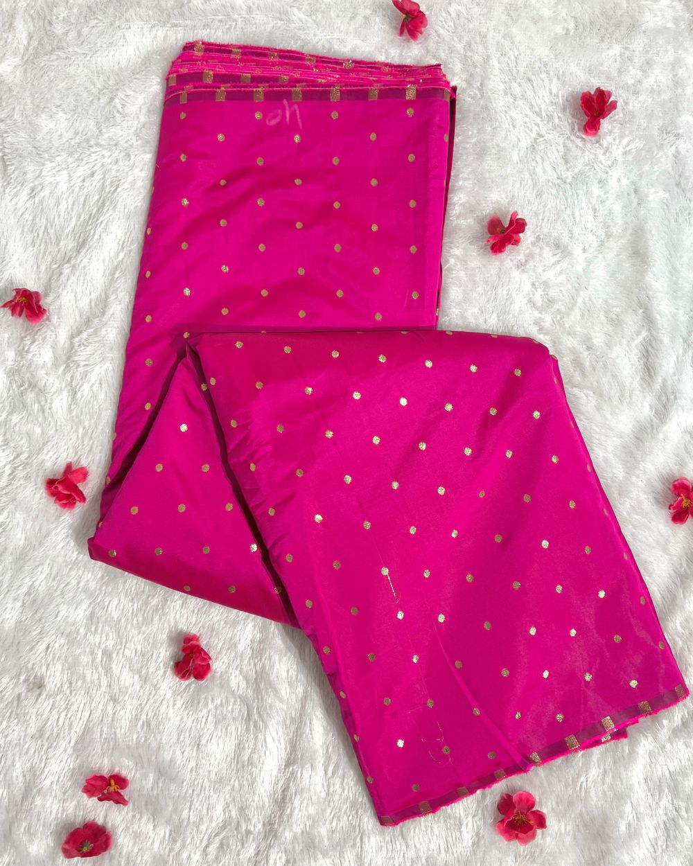 Taffeta Work Dark Pink Colour 60 Inches Width