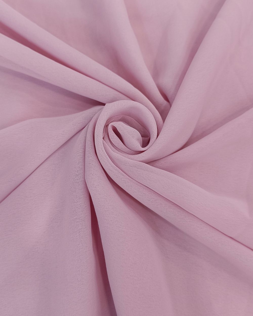 Plain Georgette Peach Blossom Colour 44 Inches Width