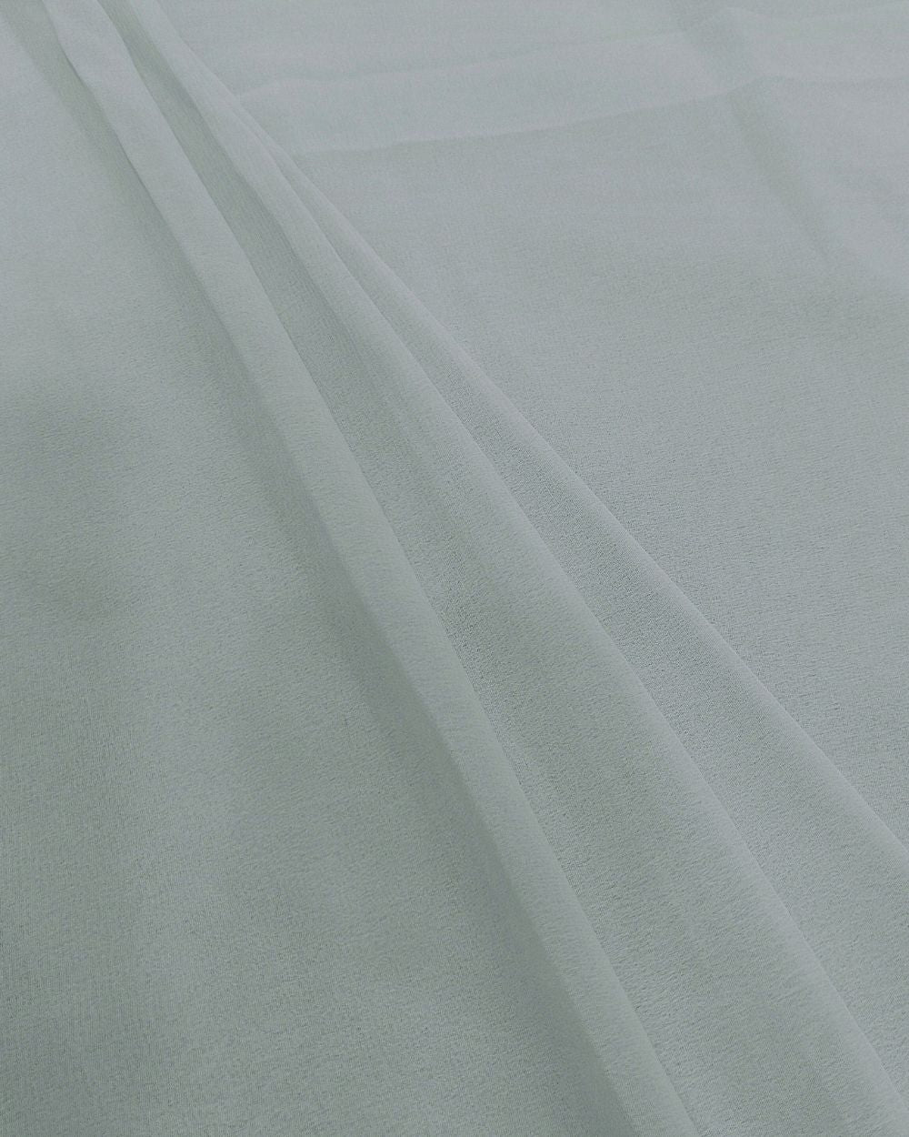 Plain Georgette Powder Blue Colour 44 Inches Width