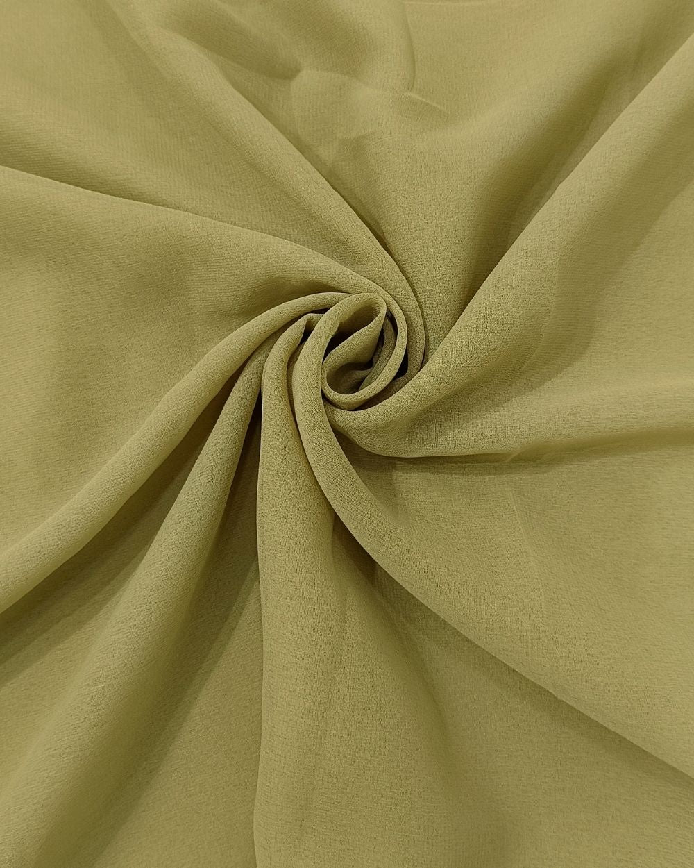 Plain Georgette Greenery Colour 44 Inches Width