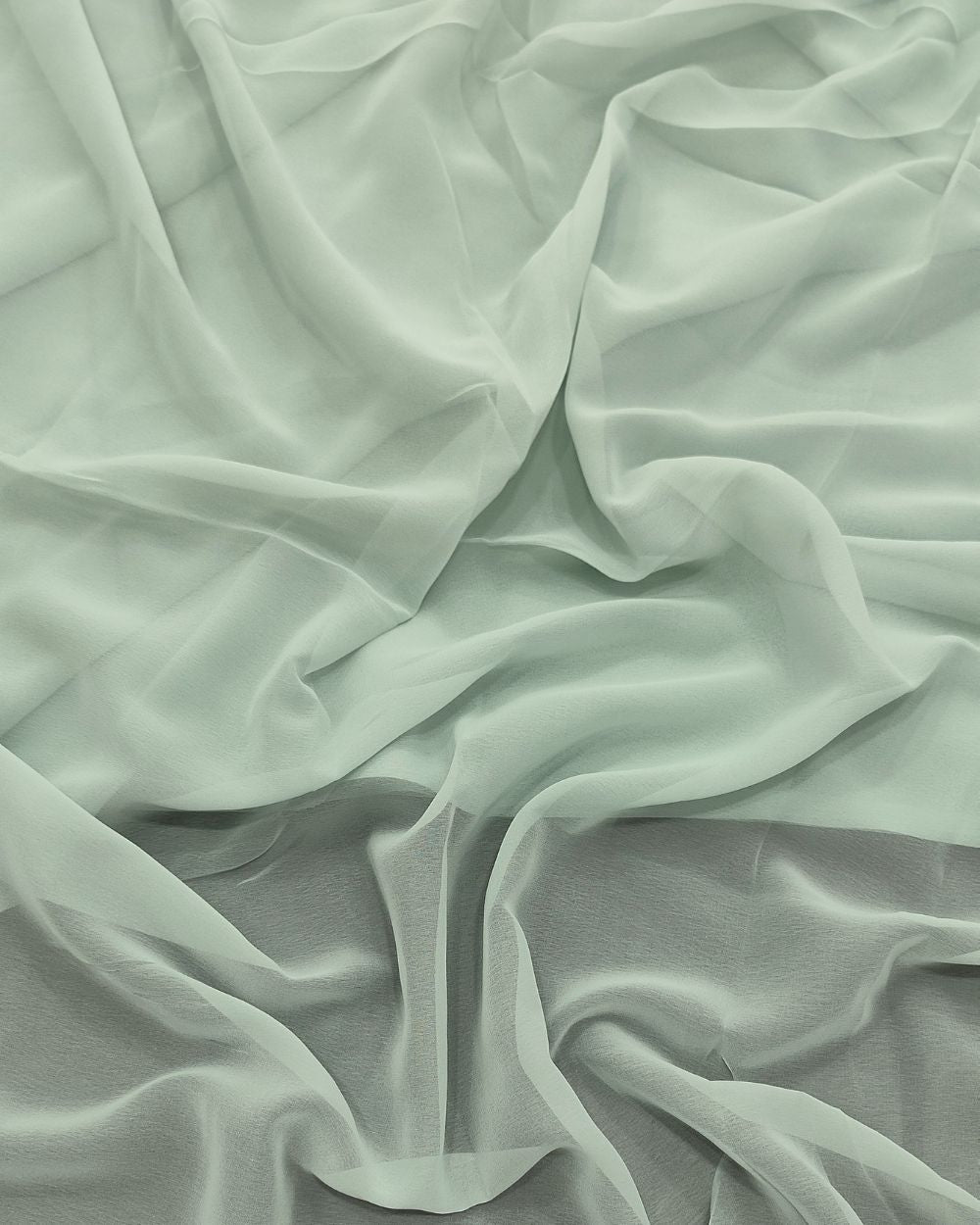 Plain Georgette Brook Green Colour 44 Inches Width