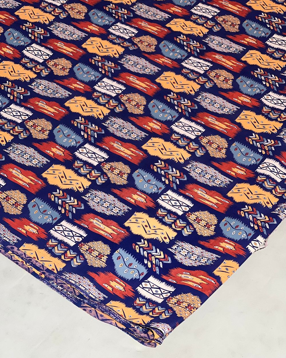 Printed Cotton Fabric Multicolor 42 Inches Width