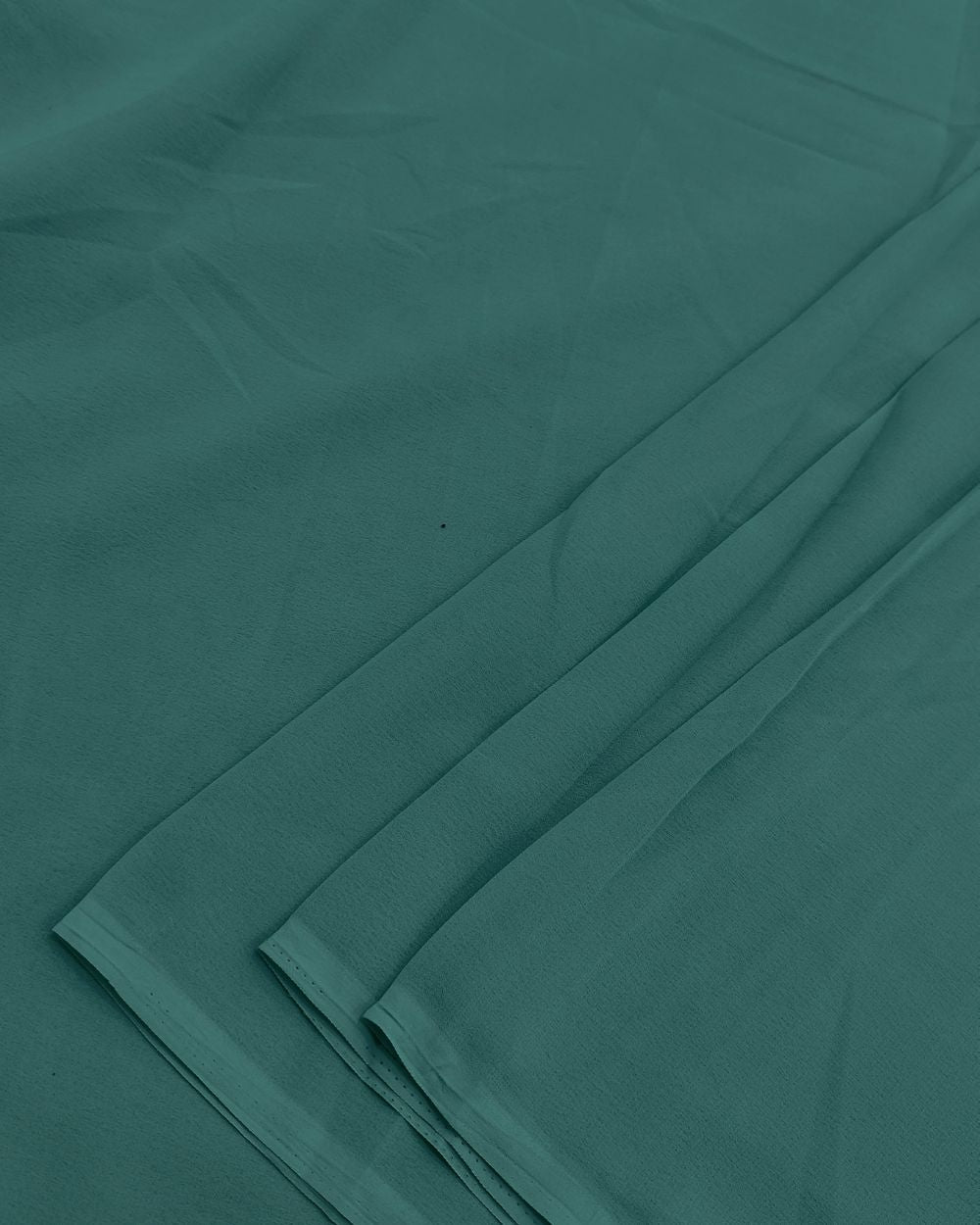 Plain Georgette Dark Mint Green Colour 44 Inches Width