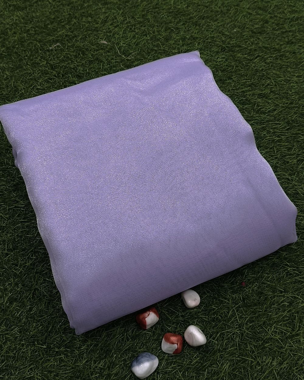Plain Organza Light Lavender Colour 45 Inches Width