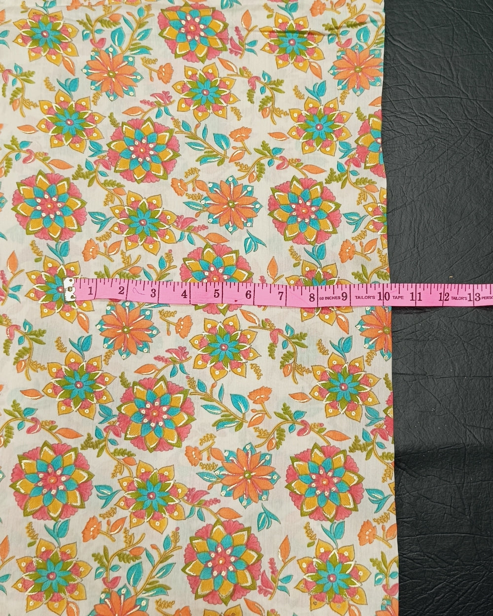 Printed Muslin Modal(Foil) Off White Colour 43 Inches Width