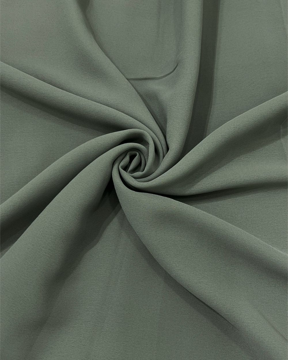Plain Georgette Basil Green Colour 44 Inches Width