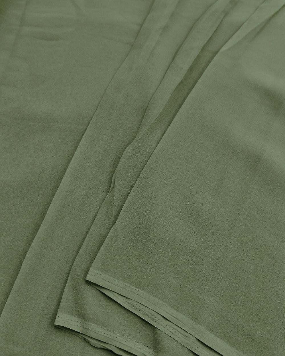 Plain Georgette Sage Green Colour 44 Inches Width