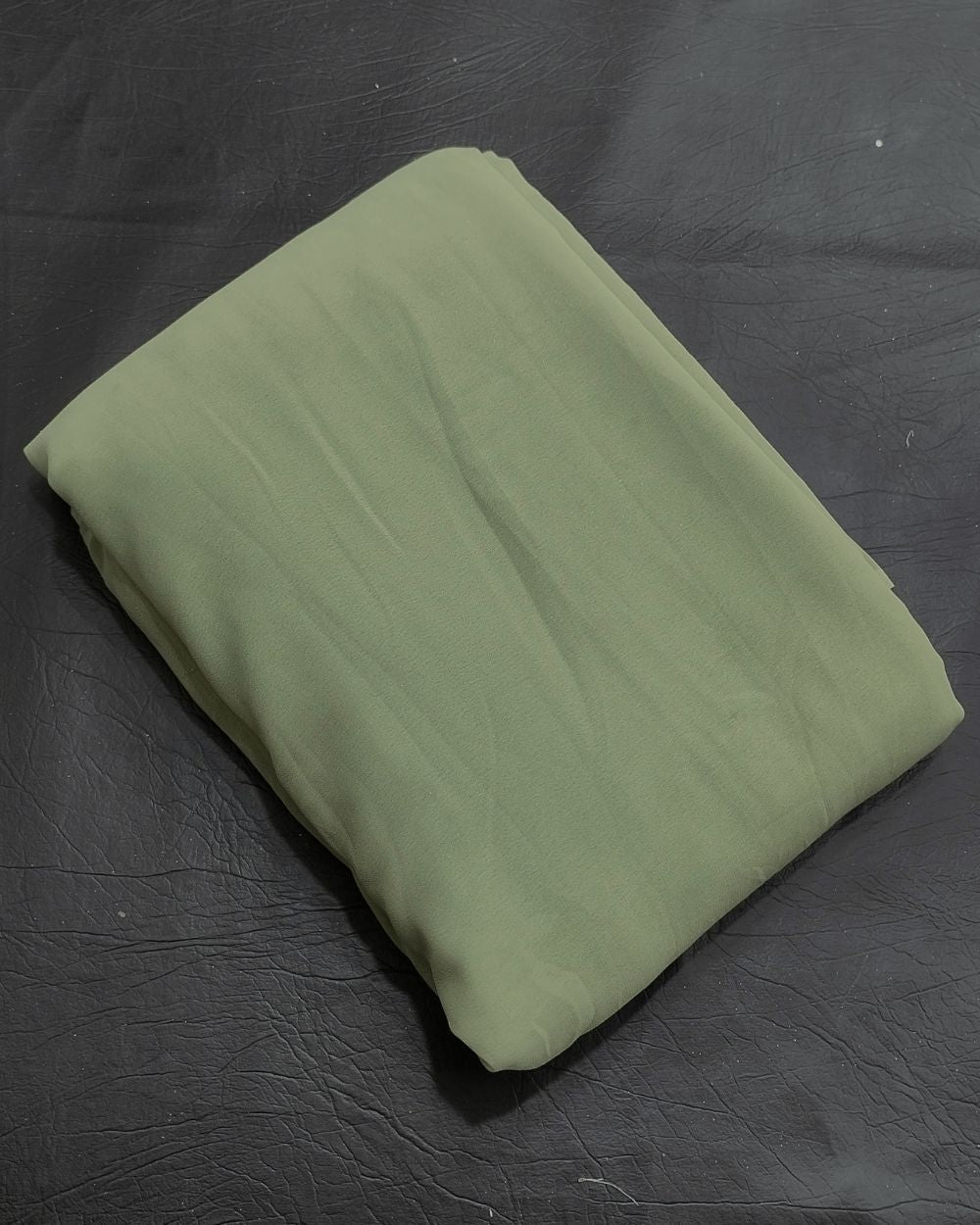 Plain Georgette Sage Green Colour 44 Inches Width