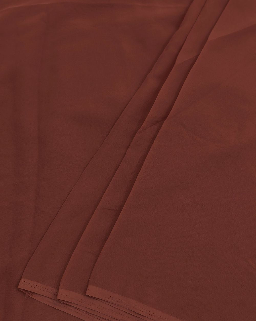 Plain Georgette Caramel Peach Colour 44 Inches Width
