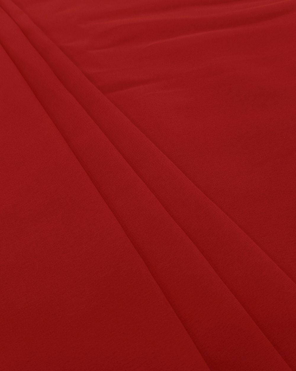 Plain Georgette Deep Scarlet Red Colour 44 Inches Width