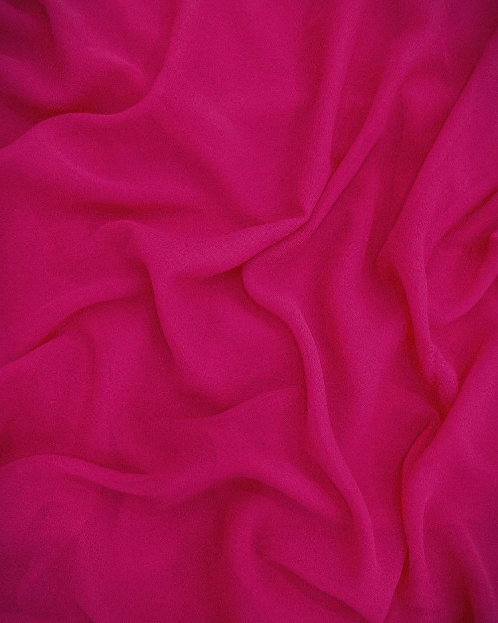 Plain Georgette Rani Pink Colour 44 Inches Width