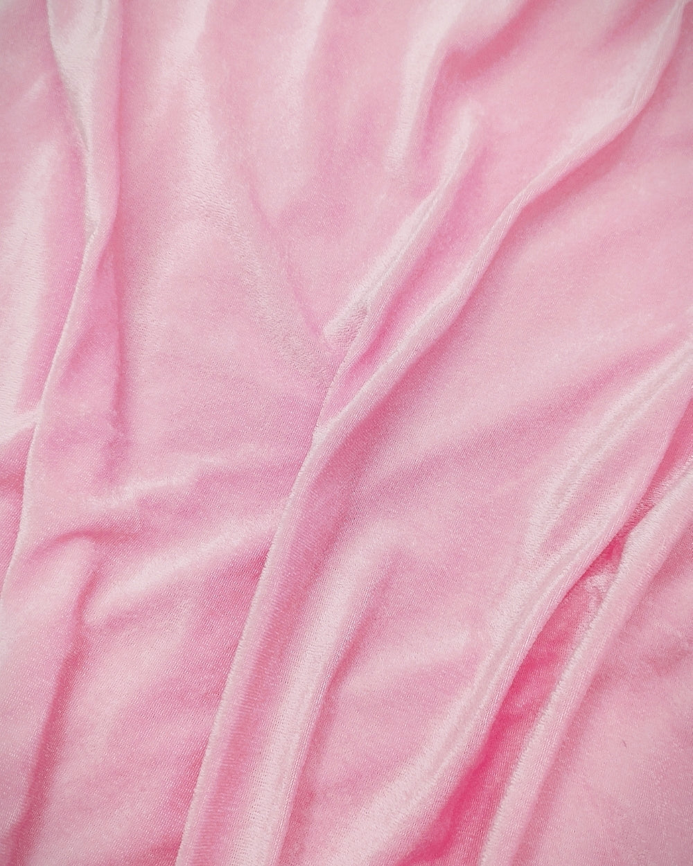 Plain Velvet Baby Pink Colour 60 Inches Width