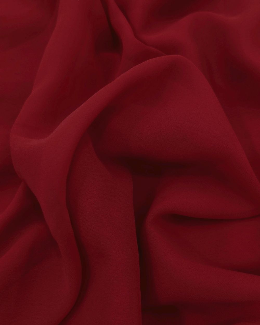 Plain Georgette Ketchup Red Colour 44 Inches Width