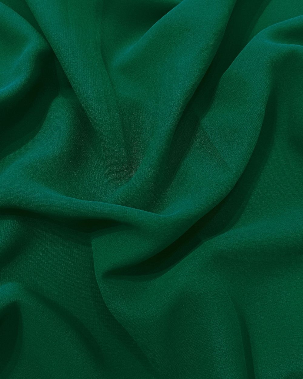 Plain Georgette Forest Green  Colour 44 Inches Width