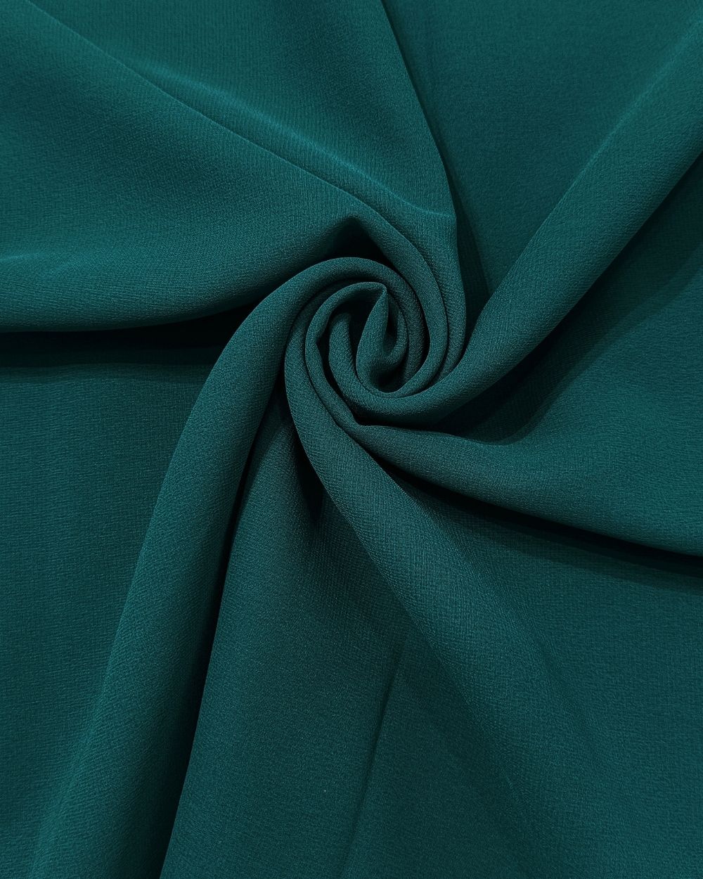 Plain Georgette Peacock Green Colour 44 Inches Width