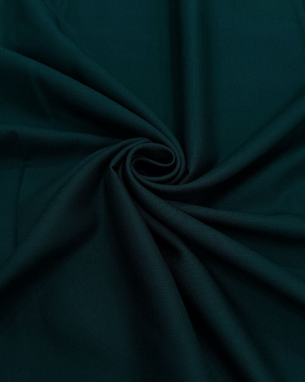 Plain Rayon-cotton Peacock Green Colour 44 Inches Width