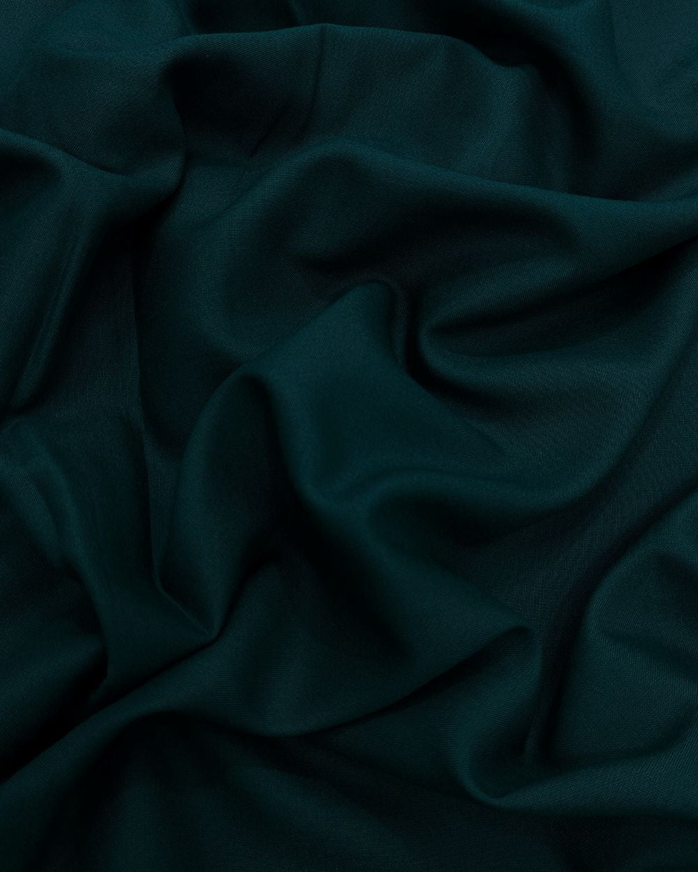 Plain Rayon-cotton Peacock Green Colour 44 Inches Width