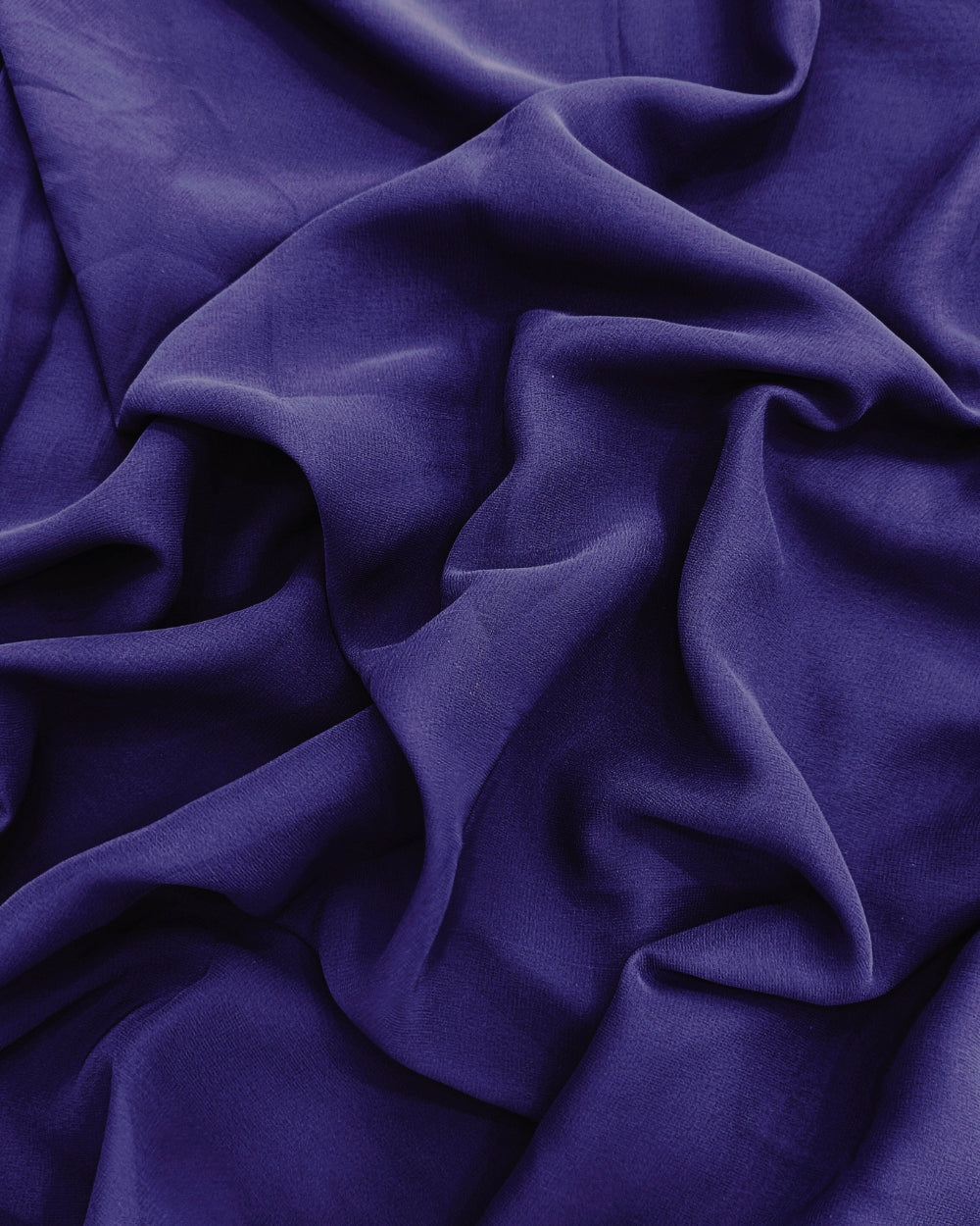 Plain Georgette Navy Blue Colour 44 Inches Width