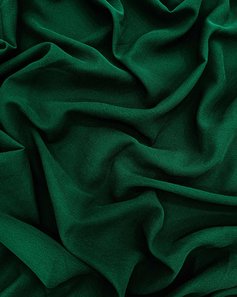 Plain Georgette Dark Green Colour 44 Inches Width