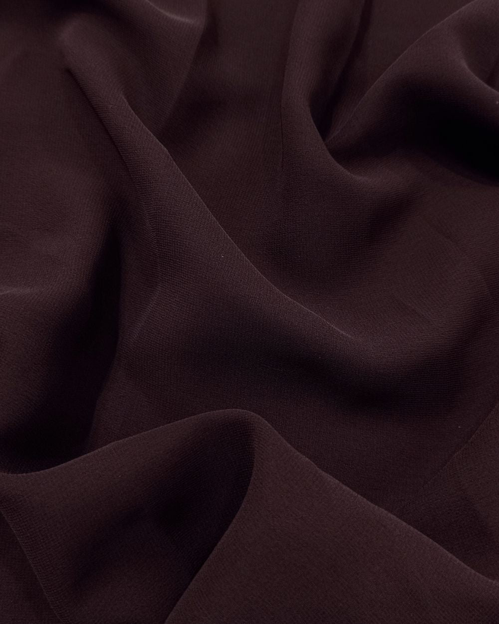 Plain Georgette Coffee Colour 44 Inches Width