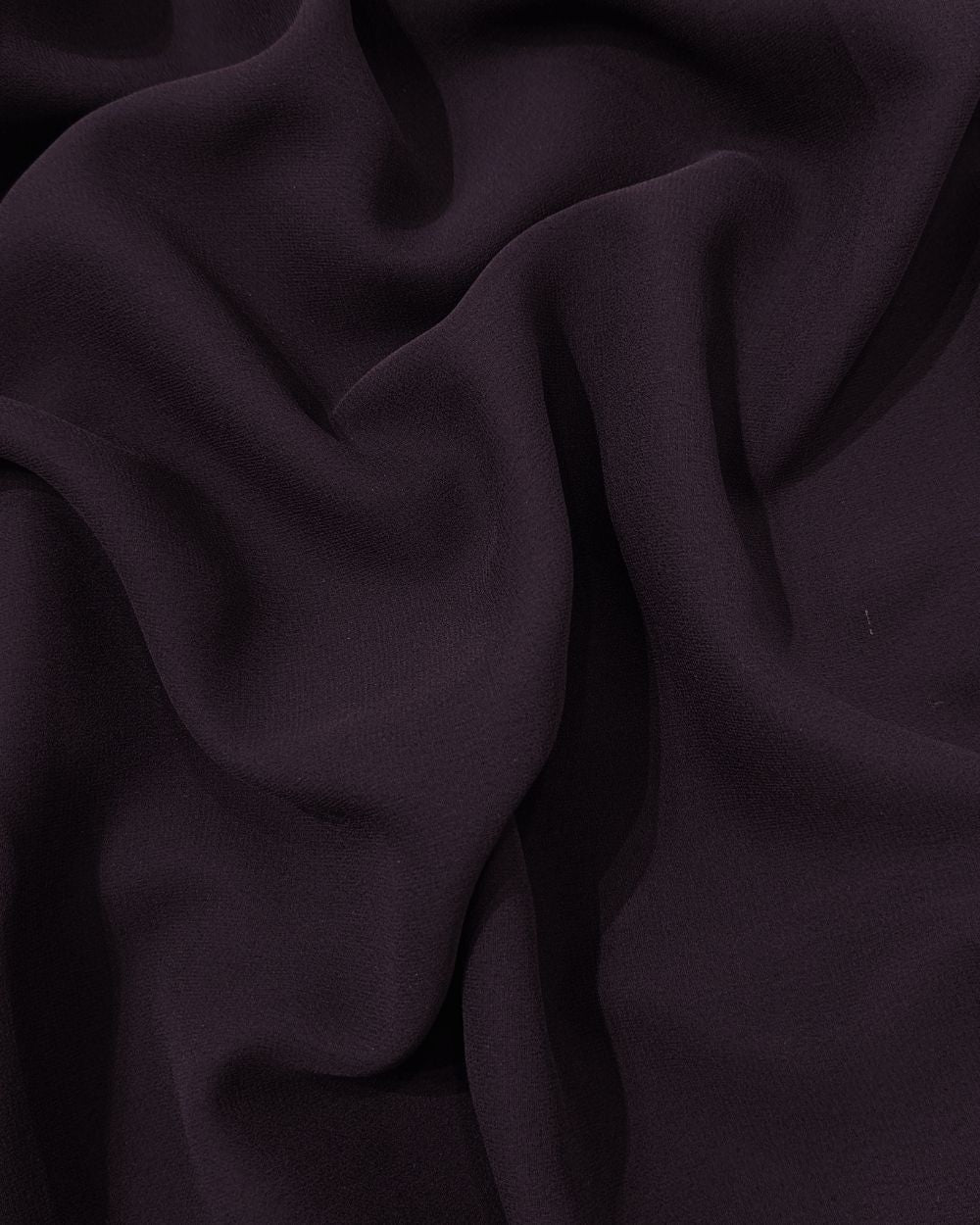 Plain Georgette Dark Wine Colour 44 Inches Width