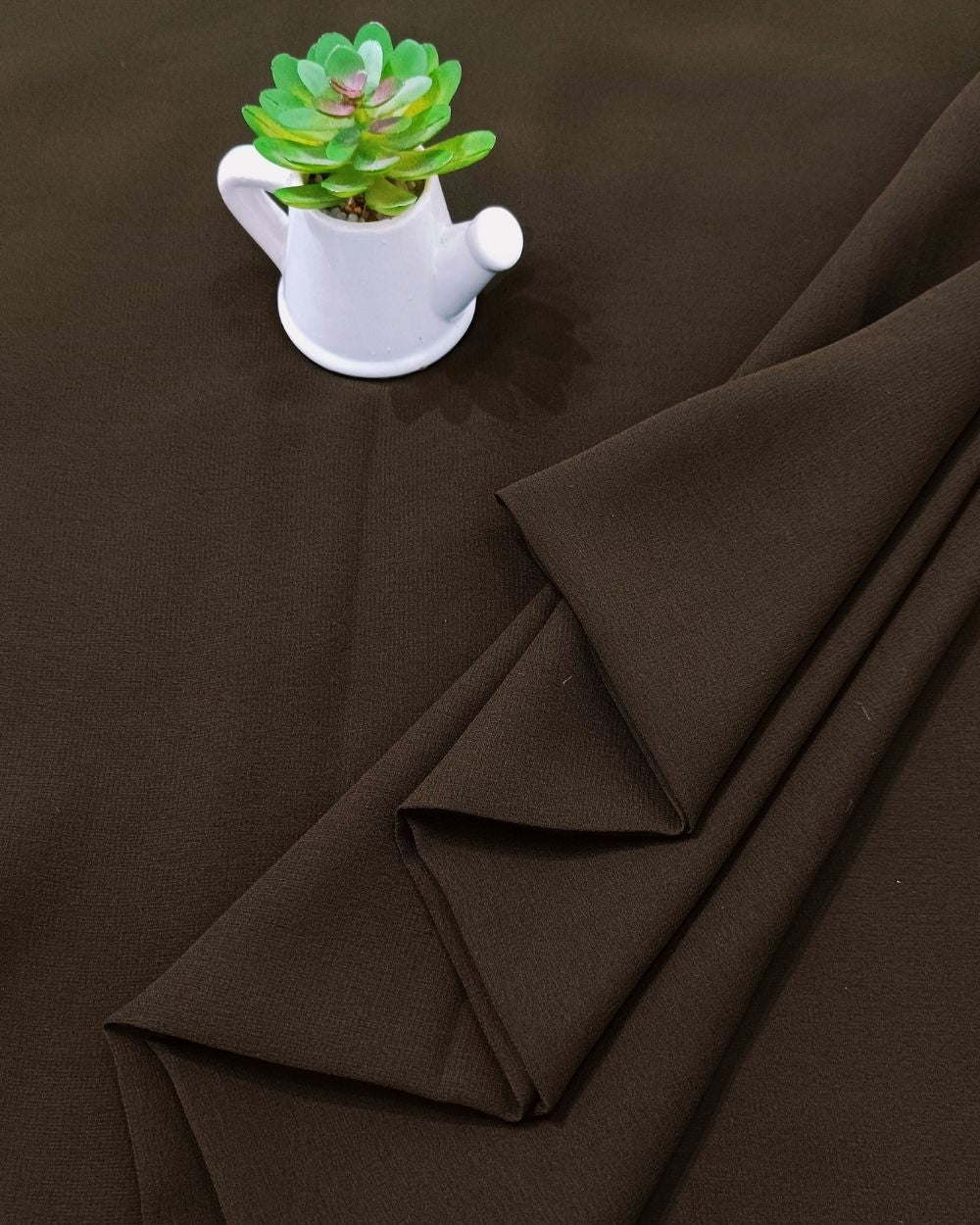 Plain Georgette Coffee Colour 44 Inches Width