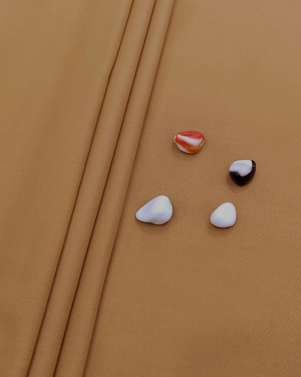 Plain Rayon-cotton Beige Colour 44 Inches Width