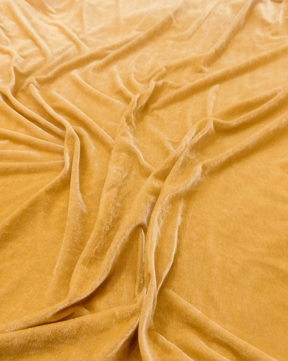 Plain Velvet Golden Colour 60 Inches Width