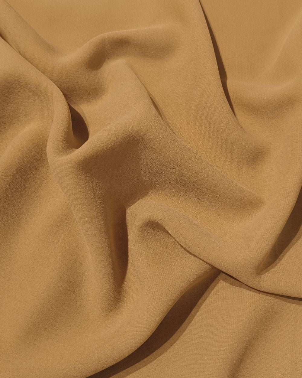 Plain Georgette Gold Colour 44 Inches Width