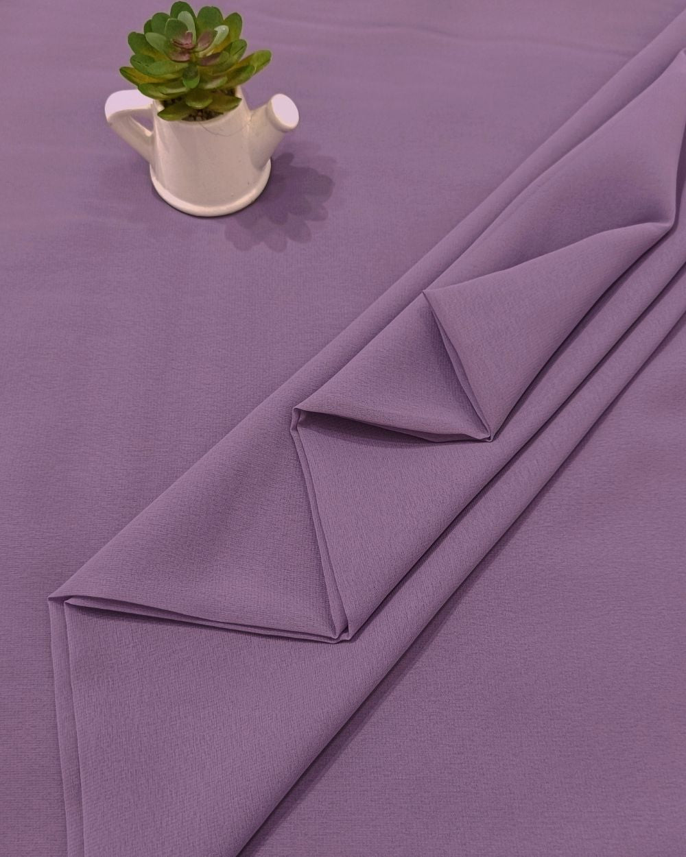 Plain Georgette Dusty Lilac Colour 44 Inches Width