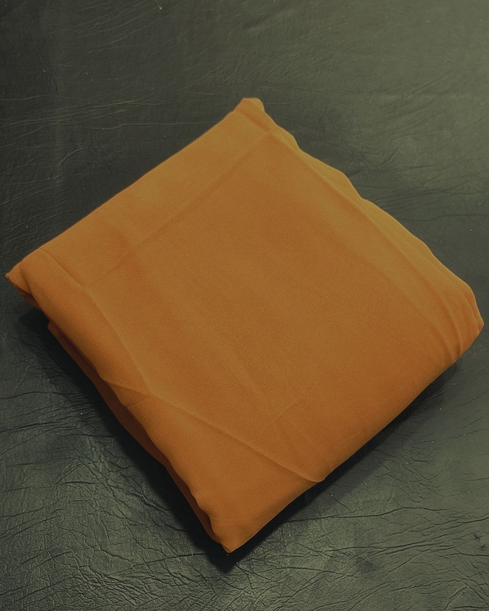 Plain Georgette Rusty Orange Colour 44 Inches Width