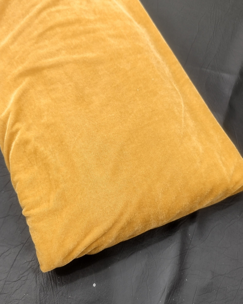 Plain Velvet Golden Colour 60 Inches Width