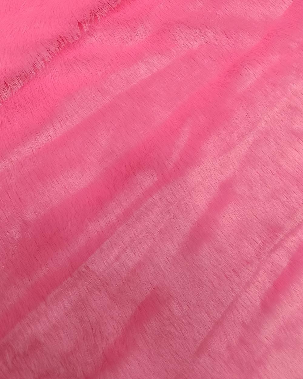 Imported Fur Pink Colour 60 Inches Width