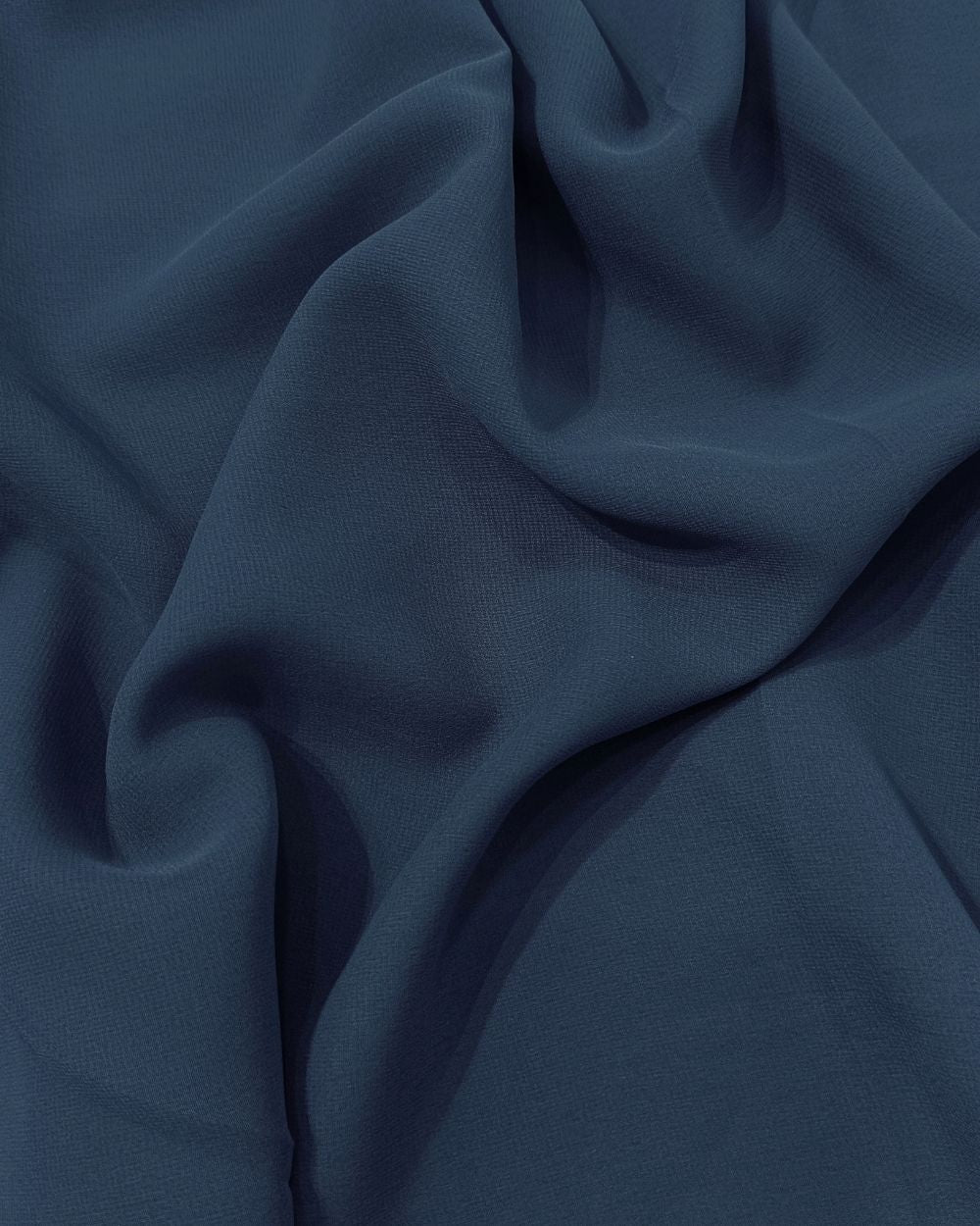 Plain Georgette Cobalt Blue Colour 44 Inches Width