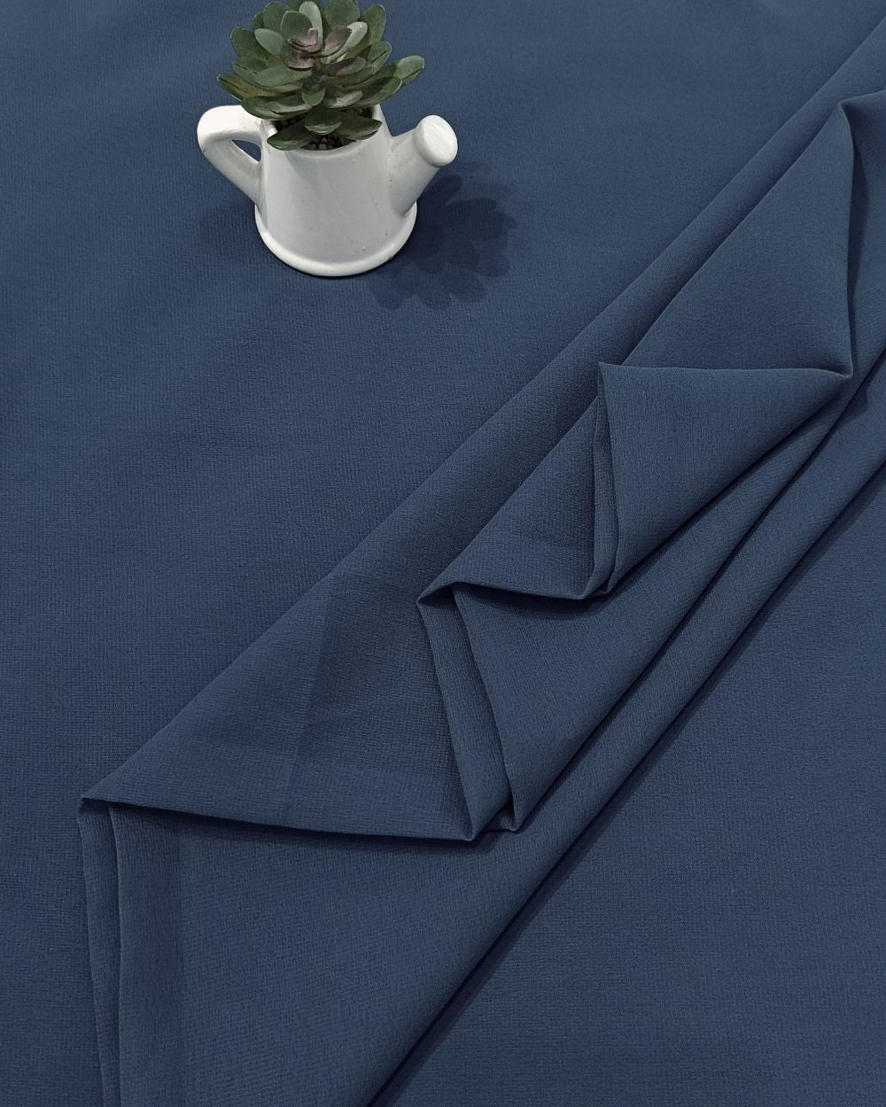 Plain Georgette Cobalt Blue Colour 44 Inches Width