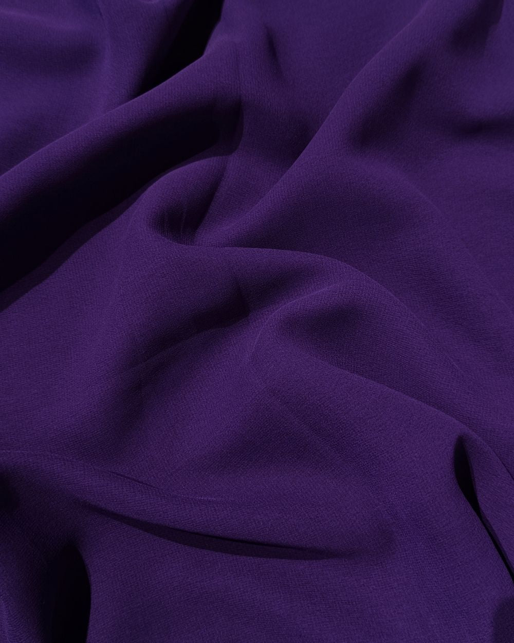 Plain Georgette Dark Purple Colour 44 Inches Width