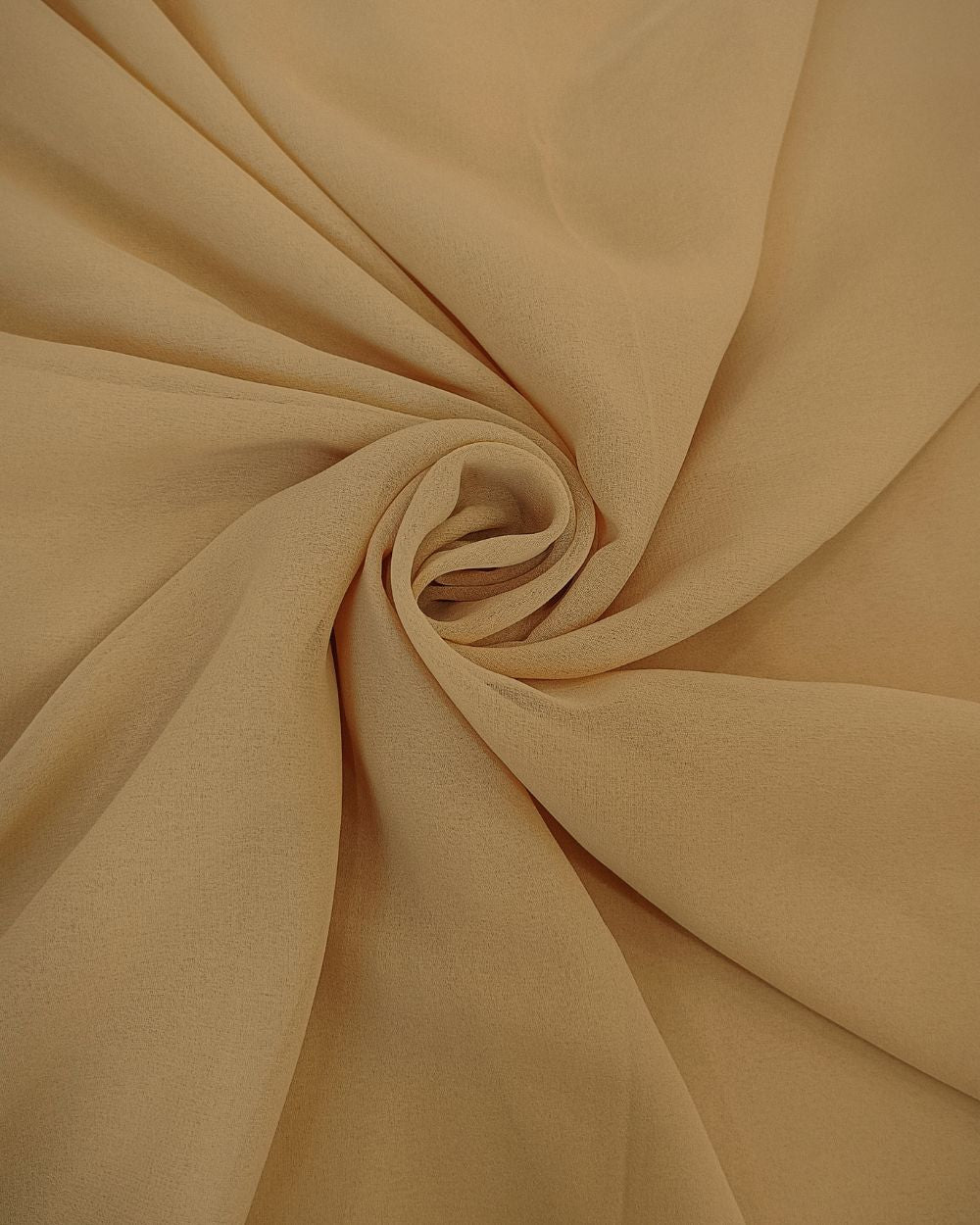 Plain Georgette New Gold Colour 44 Inches Width